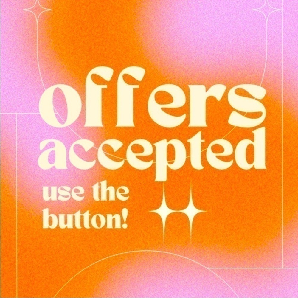 All reasonable offers welcome!!!